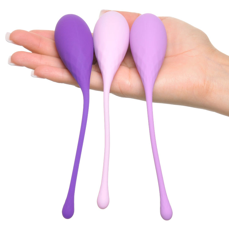 Ensemble Boules de Geisha Kegel Progressif 3 Poids Silicone - Fantasy
