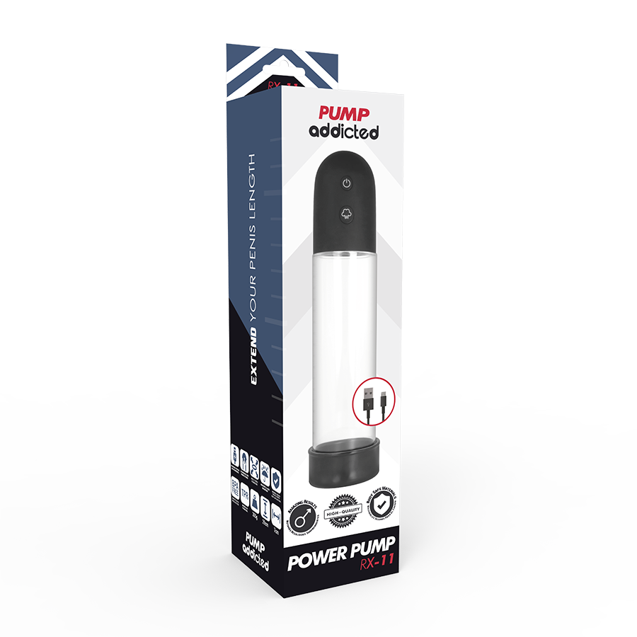 Pompe à Pénis Automatique RX11 Érection Cylindre Transparent - Pump Worx