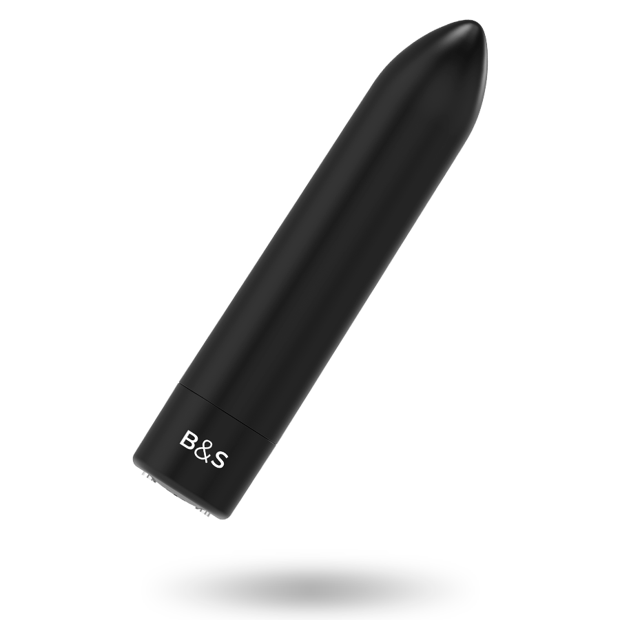 Mini Vibromasseur Bullet Kernex Métal Rechargeable Multivitesse - Black&Silver