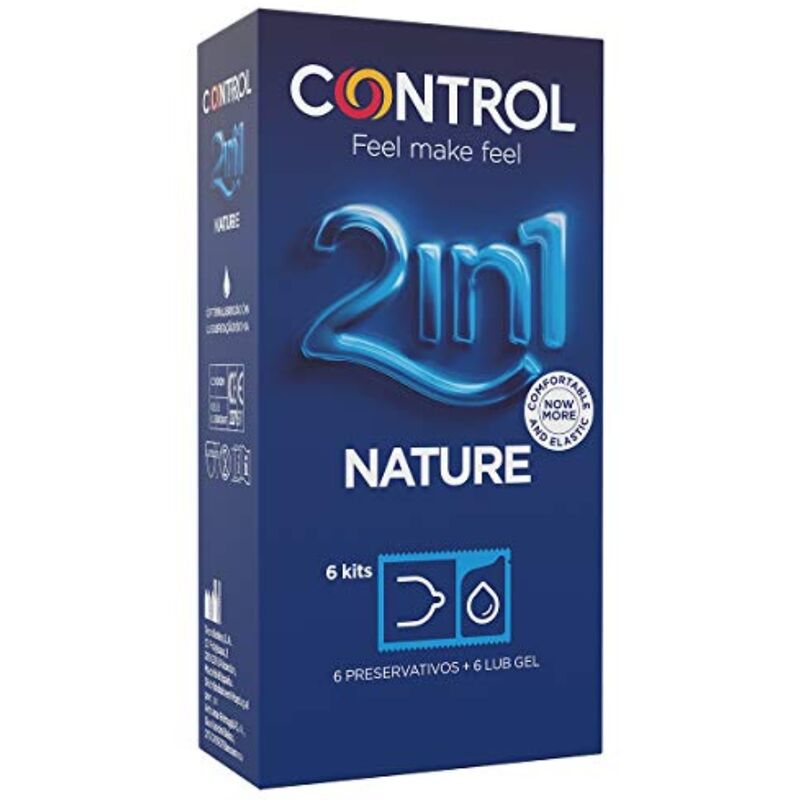 Duo natura 2-1 conservateur + gel 6 unités