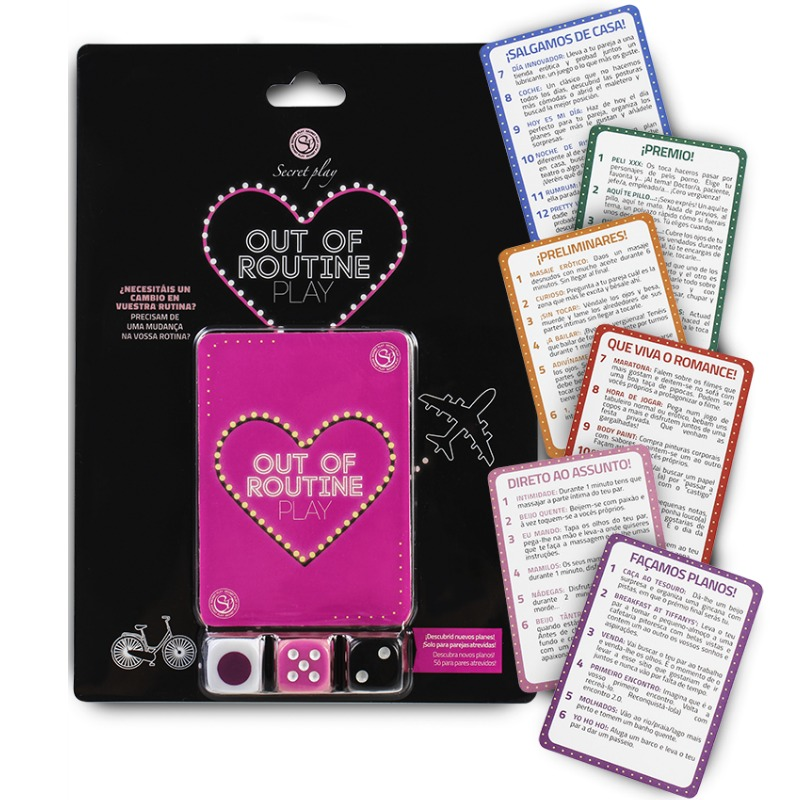 Jeu Coquin pour Couple Change ta Routine Cartes Défis - Secretplay