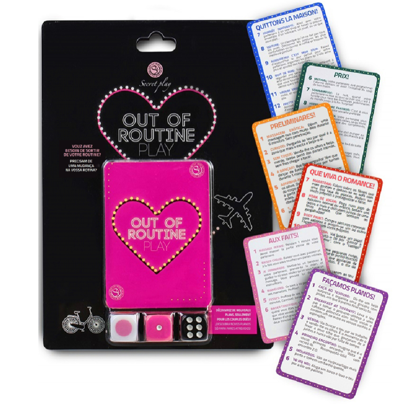 Jeu Coquin pour Couple Change ta Routine Cartes Défis - Secretplay