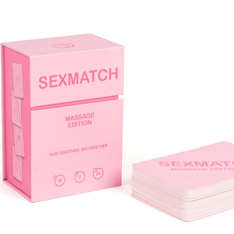 Jeu Coquin Sexmatch Édition Massage Cartes Couple Sensuel - SecretPlay