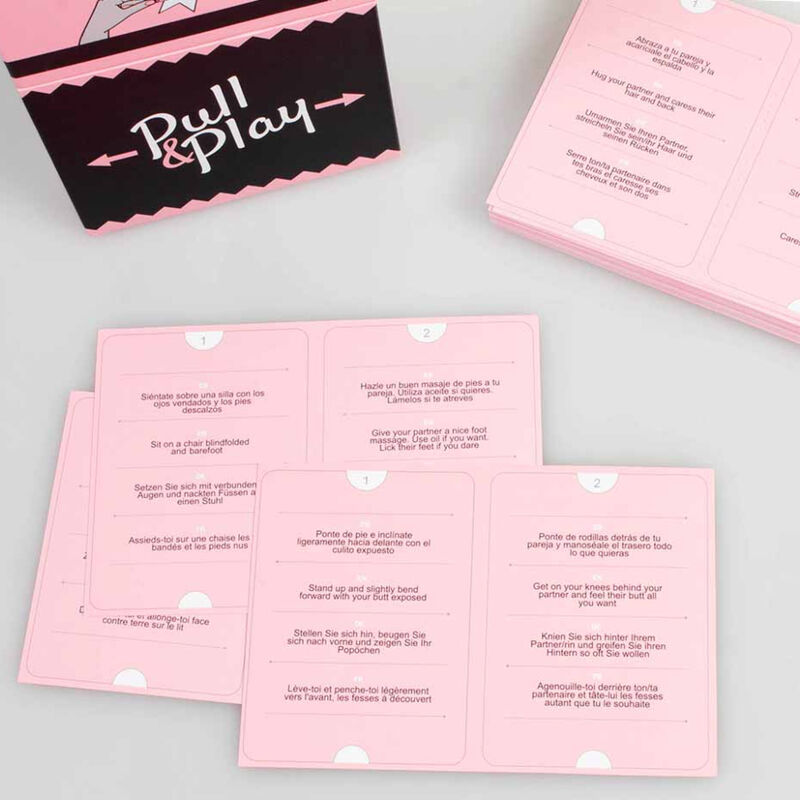 Jeu de Cartes Coquin Pull & Play 100 Tests Multilingue - Secretplay