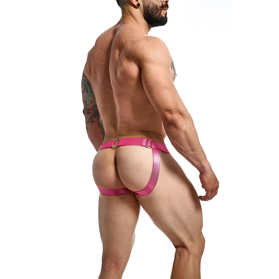 Jockstrap Dngeon Pochette à Chaîne Similicuir Taille Unique - Mob
