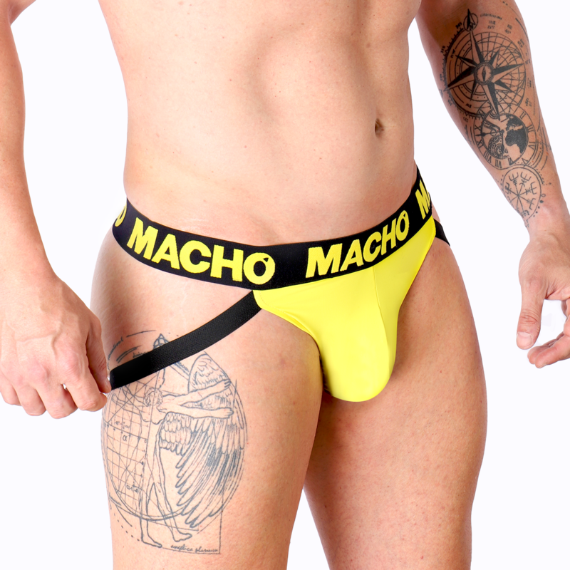 Jockstrap Lycra Homme Fesses Ouvertes - Macho Underwear