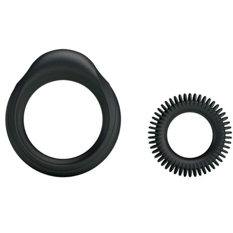 Kit 2 Cockrings Silicone Manhood Submersibles Élastiques - Baile