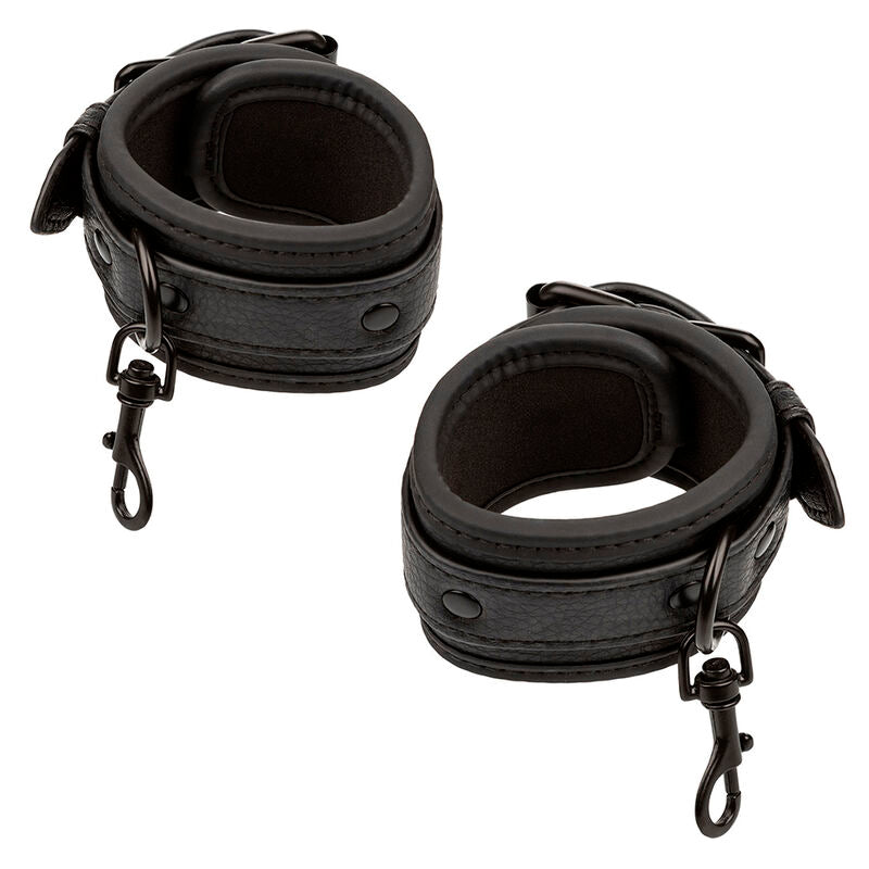 Kit Hog Tie BDSM Nocturnal 4 Menottes Réglables Ajustable Noir - CalExotics