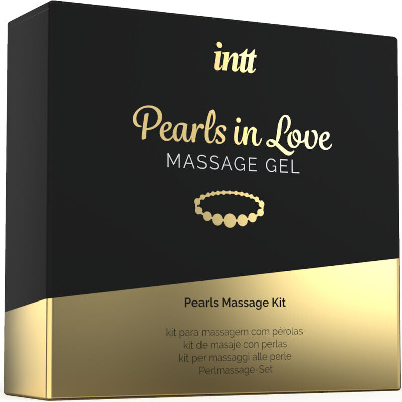 Kit Massage Sensuel Pearls In Love Collier de Perles et Gel - Intt