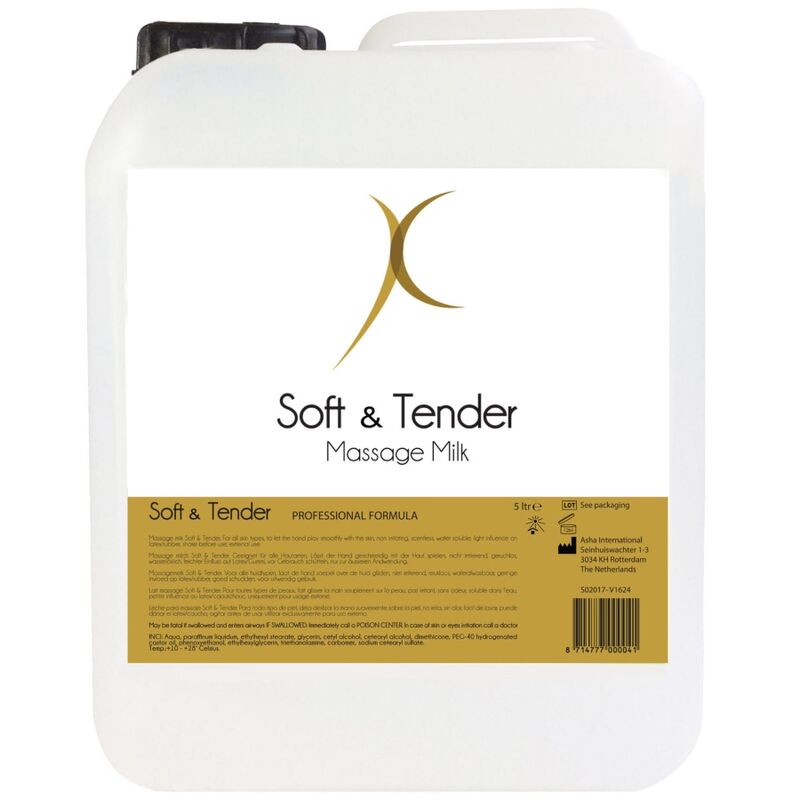 Lait de Massage Érotique Inodore Base Lactée - Soft And Tender