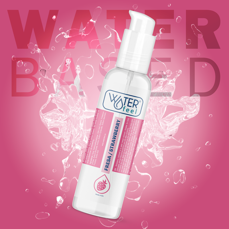 Lubrifiant Aromatisé Base Eau Fraise ou Passion 175 ml - Waterfeel