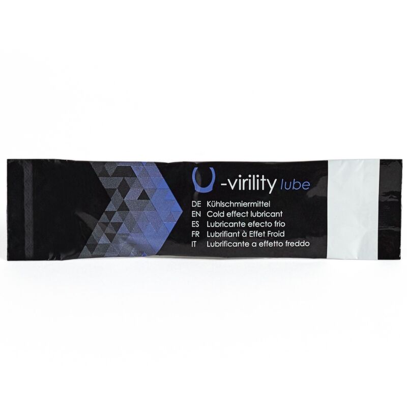 Lubrifiant Intime Effet Froid U-Virility Base Eau 10 Sachets Unidoses - 500Cosmetics