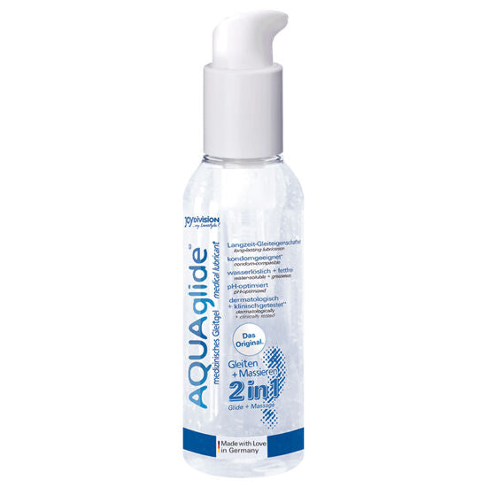 Lubrifiant Massage 2 en 1 AQUAglide Base Eau 125ml - Joydivision