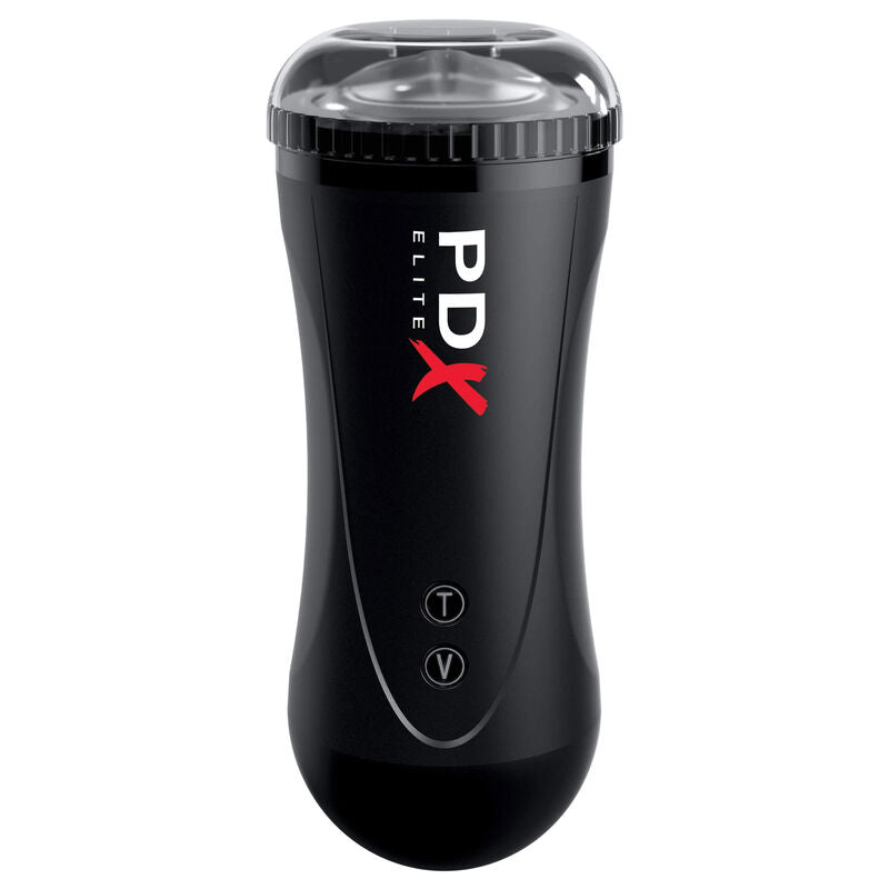 Masturbateur Automatique Moto Stroker Poussée et Vibration Rechargeable - PDX Elite