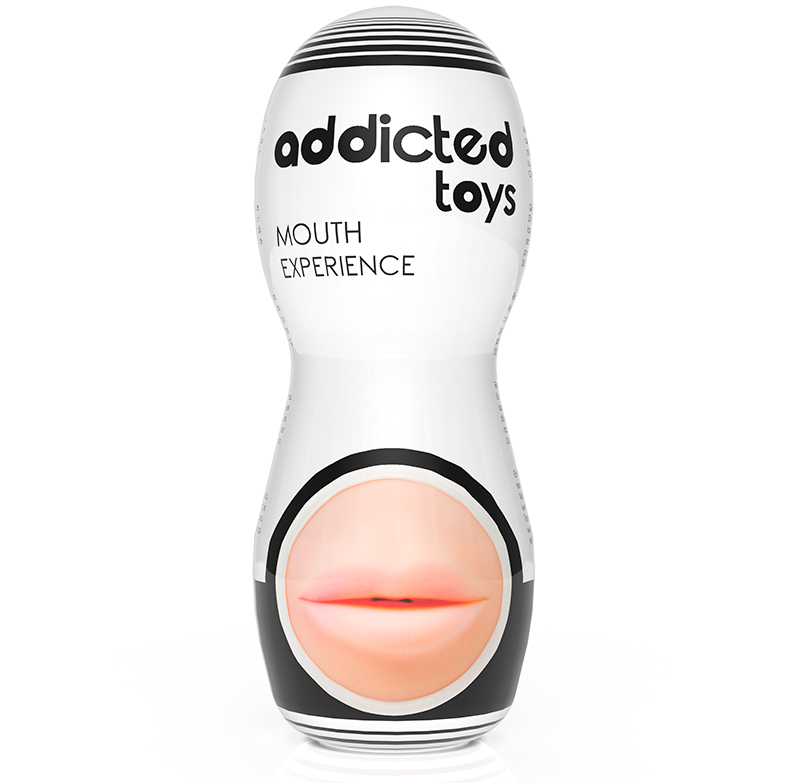 Masturbateur fellation Addicted Toys — bouche texturé tpr