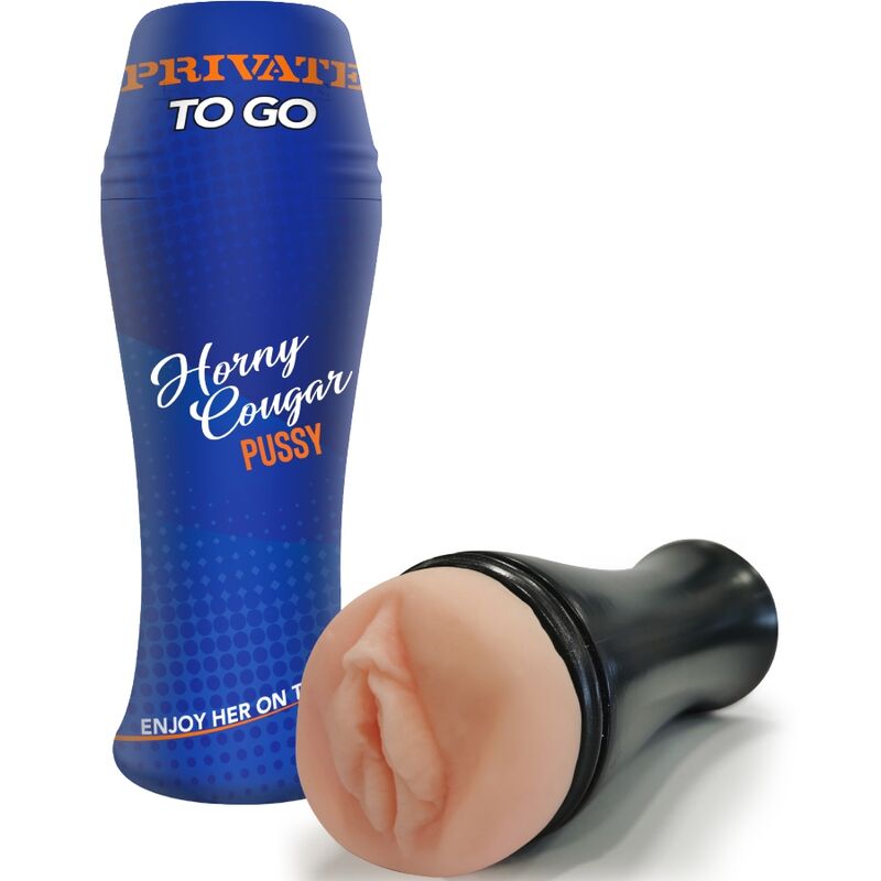 Masturbateur Compact Horny Cougar To Go Texture Réaliste - Private