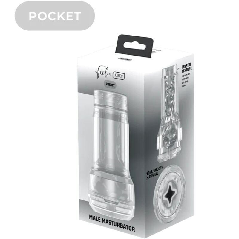 Masturbateur de Poche Feel Pocket Stroker Crystal Transparent - Kiiroo
