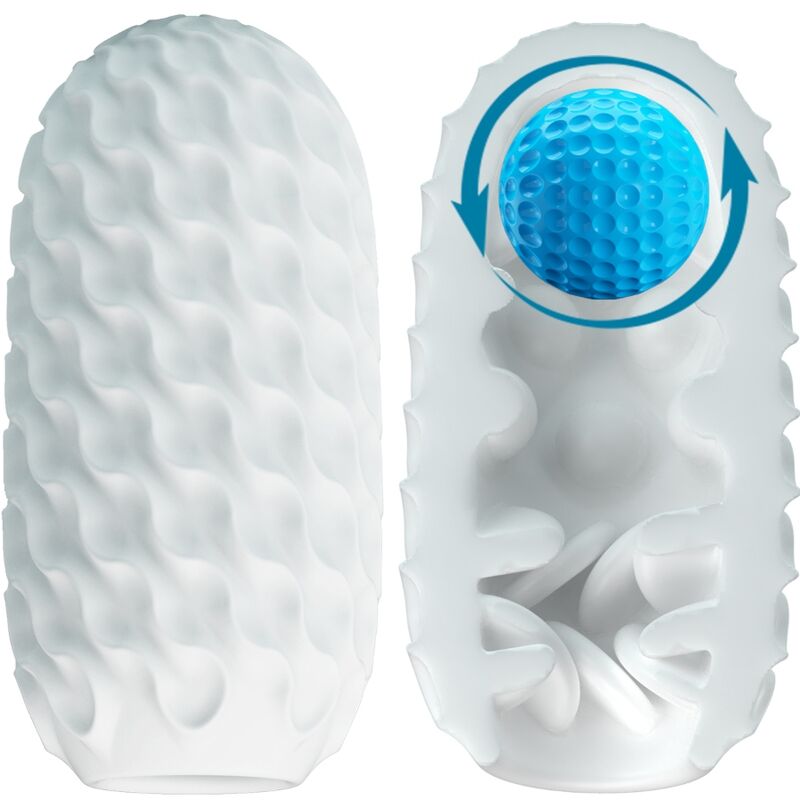 Masturbateur Homme Venus X Œuf Texturé Étanche Extensible - Pretty Love