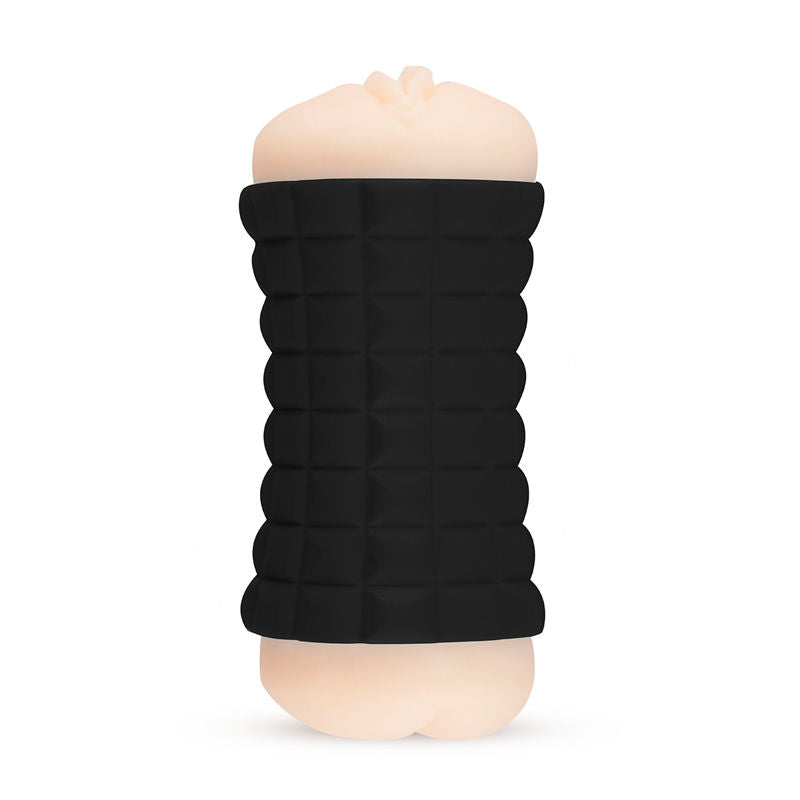 Masturbateur Masculin Double Gumy Vagin et Anus Silicone Souple - Womanvibe