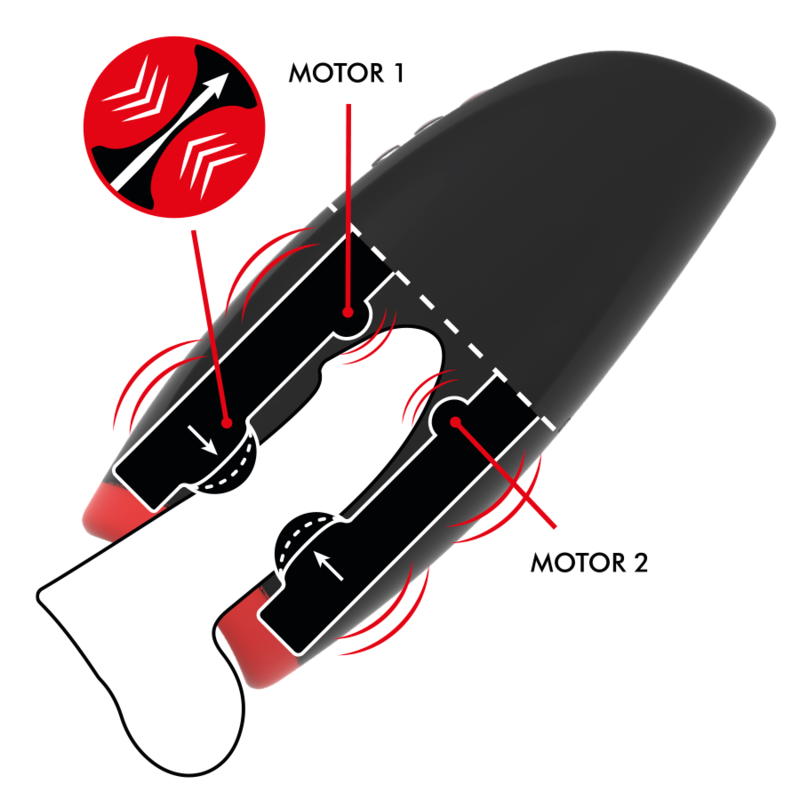 Masturbateur Novax Vibration et Compression 10 Modes Rechargeable - Jamyjob