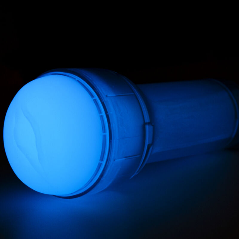 Masturbateur Phosphorescent FeelGlow Tunnel à Nodules Compatible Keon - Kiiroo