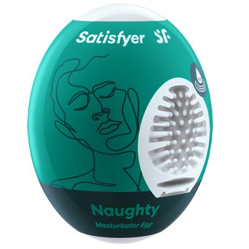 Masturbateur Œuf Eggcited Coquine TPE Hydro-Actif Sans Lubrifiant - Satisfyer