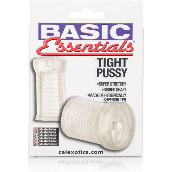 Masturbateur Vagin Réaliste Basic Essentials Tight Pussy Tige Nervurée - CalExotics