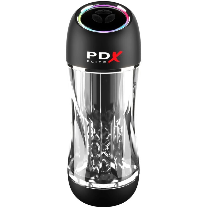 Masturbateur Vibrant Aspiration Viewtube Pro Transparent Rechargeable - PDX Elite