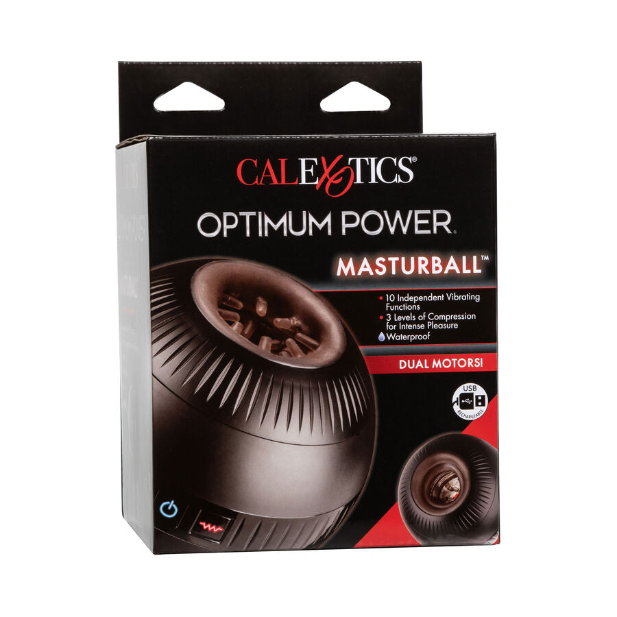 Masturbateur Vibrant Optimum Power Masturball 10 Modes Compression - CalExotics