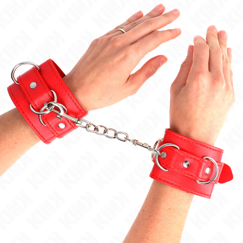Menottes BDSM Ajustables 17,5-25 cm 6 cm - Kink