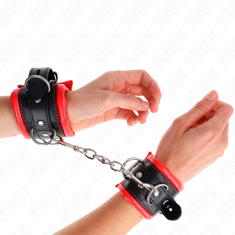Menottes BDSM Fourrure Douce Réglables 20-30 cm - Kink
