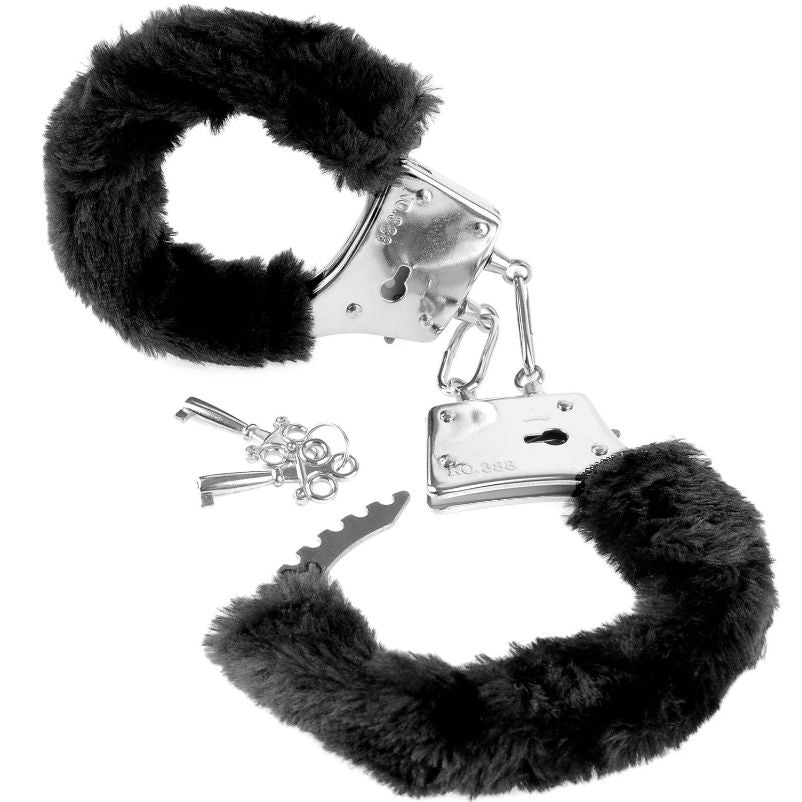 Menottes BDSM Fourrure Douce Verrouillage Rapide Débutant - Fetish Fantasy