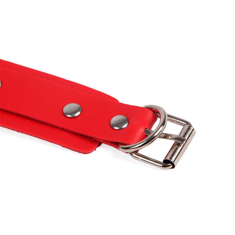 Menottes et Ceinture de Bondage Cuir Vegan Ajustables - Subblime