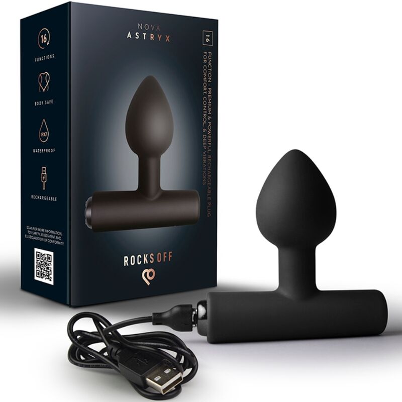 Mini Vibromasseur Baguette Rechargeable 16 Fonctions Pointe de Précision - Rocks-Off