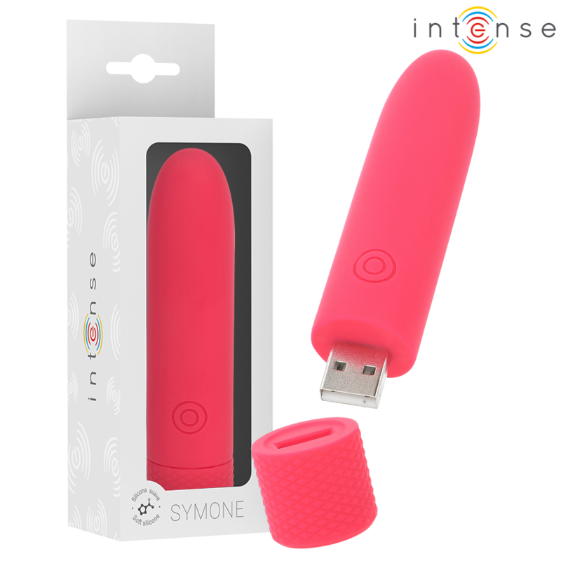 Mini Vibromasseur Bullet Symone - 8 Modes Rechargeable - Intense