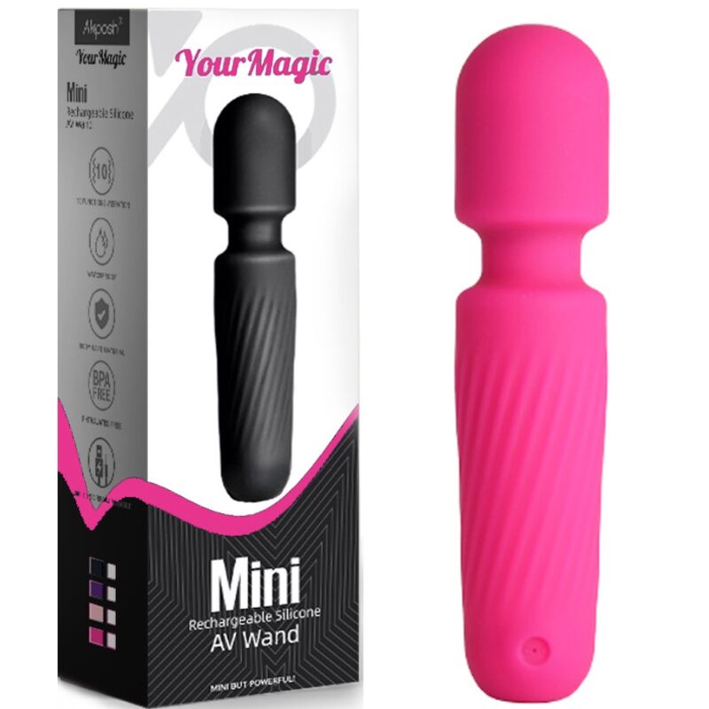 Mini Vibromasseur Wand Your Magic - 10 Modes Rechargeable - Armony