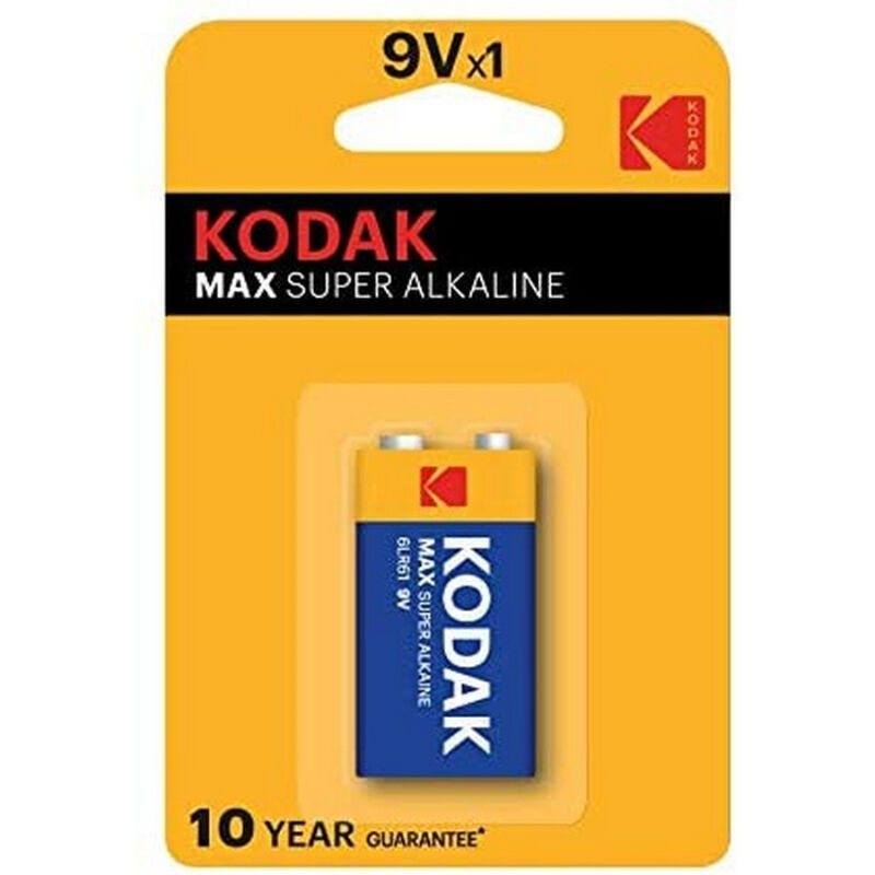 Pile Alcaline 9V LR61 Max Longue Conservation - Kodak