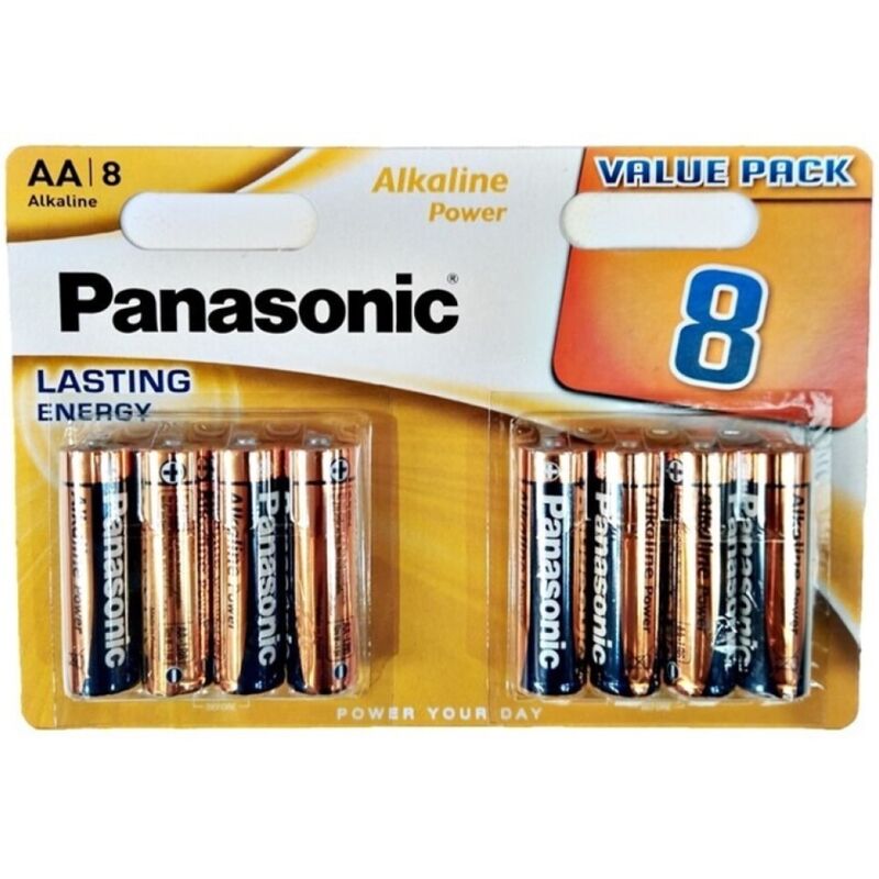 Piles AA Alcalines Bronze LR6 - Panasonic