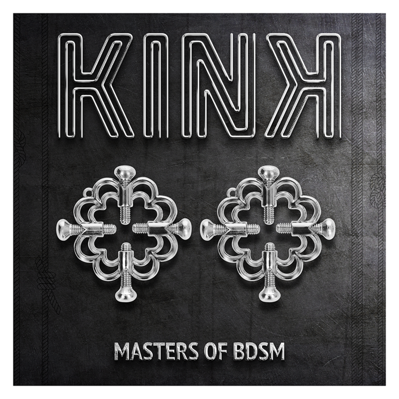 Pinces à Tétons Fleur en Métal Réglables BDSM - Kink