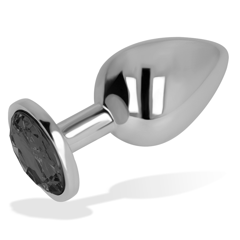 Plug Anal Bijou Cristal Métal Embout Effilé - Ohmama