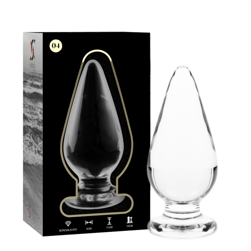 Plug Anal Nebula Modèle 4 Verre Borosilicate 11 cm - Nebula Series By Ibiza