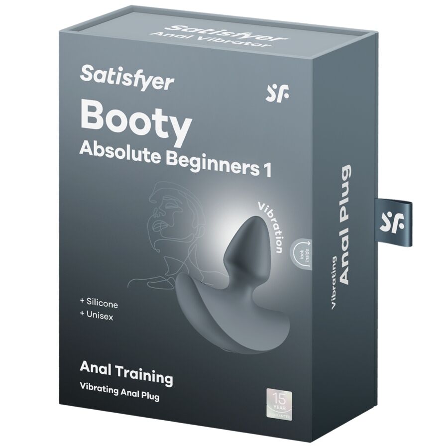 Plug Anal Vibrant Booty Absolute Beginners 1 Débutant 12 Modes IPX7 - Satisfyer
