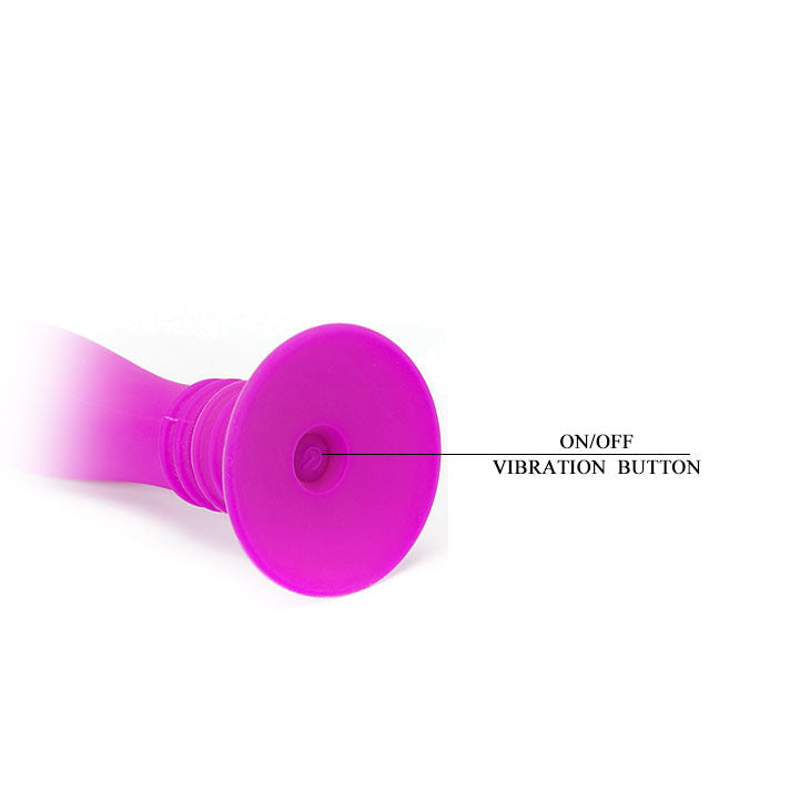 Plug Anal Vibrant Booty Passion 10 Modes Ventouse Silicone - Pretty Love