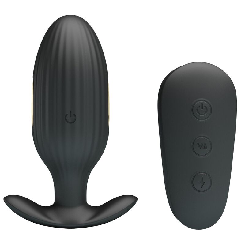 Plug Anal Vibrant Électrostimulation Kelly 7 Modes Rechargeable - Pretty Love