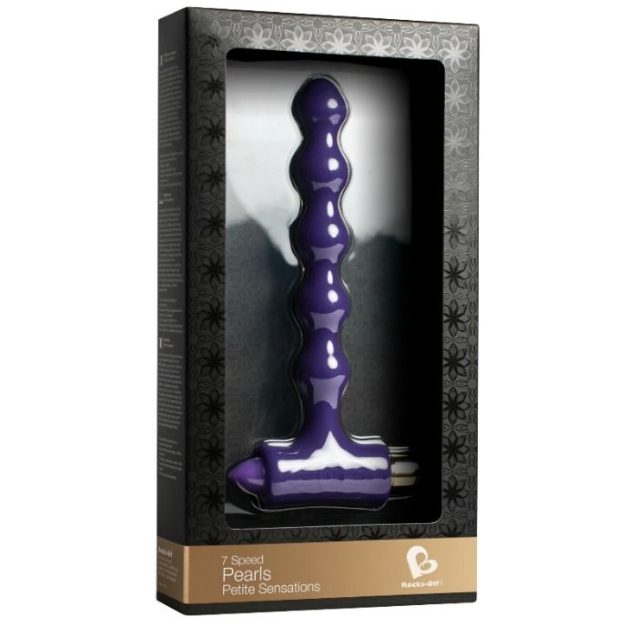 Plug Anal Vibrant Perles Petite Sensations Pearls Silicone 7 Modes - Rocks-Off