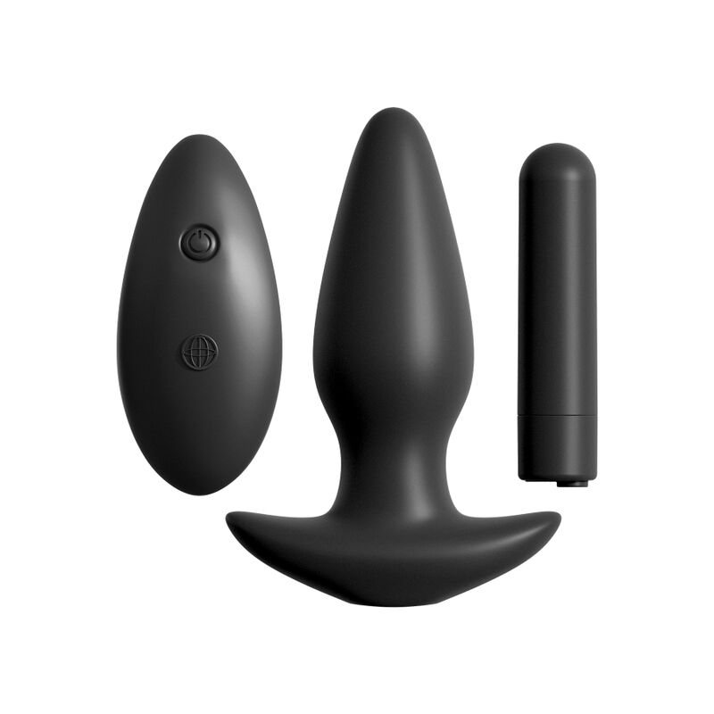 Plug Anal Vibrant Télécommandé Silicone 20 Modes 4 Vitesses - Anal Fantasy
