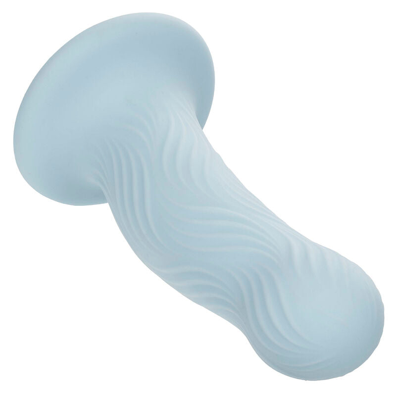 Plug Anal Wave Rider Texture Ondulée Base Ventouse Silicone - CalExotics