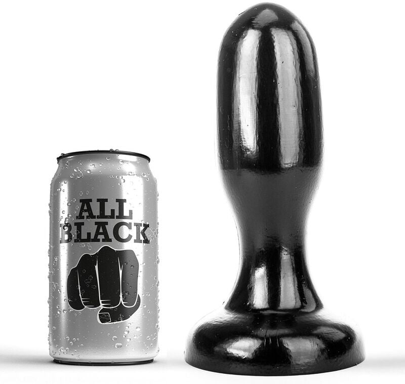 Plug Anal XXL 19,5 cm Diamètre 6 cm Étanche - All Black