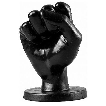 Plug Fist Anal Forme Poing 14 cm Silicone Étanche - All Black