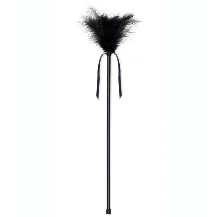 Plumeau Érotique 20 Plumes Tige Rigide 40 cm - Secretplay Intimae